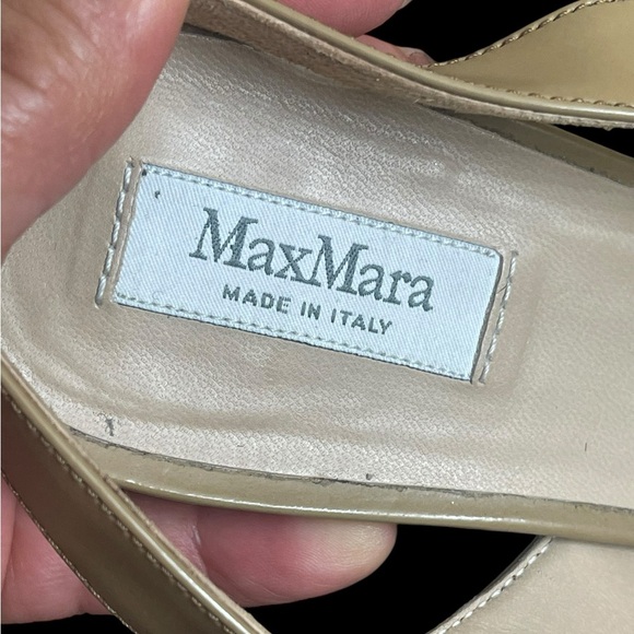 MaxMara sling backs court chain heels Slingback size 7.5(37.5) - Picture 12 of 14